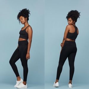 Girlfriend Collective High Waisted Black Leggings